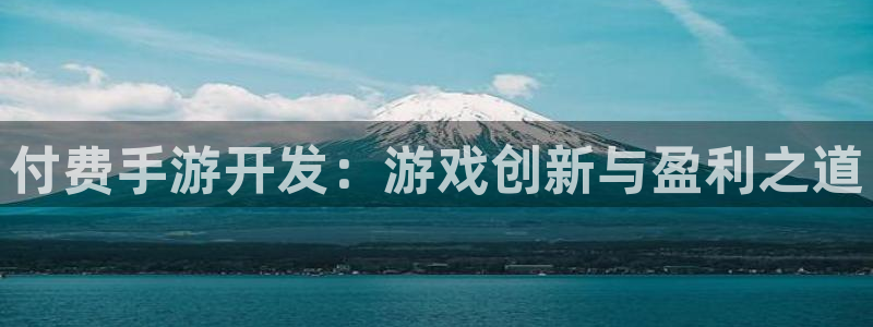 28大神安卓老版下载地址：付费手游开发：游戏创新与盈利之道